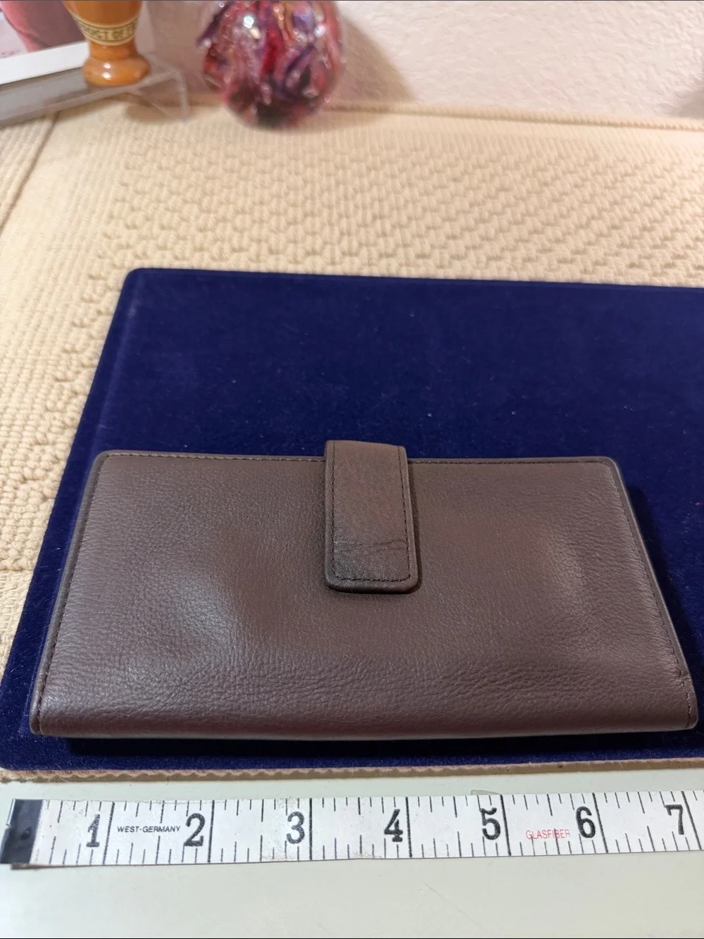 Rolfs Brown Leather Men's Card Holder Wallet